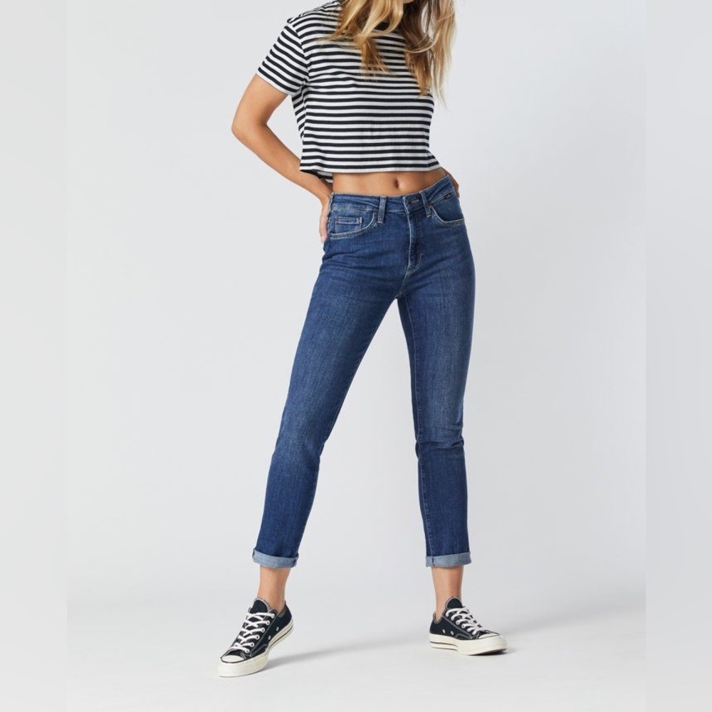 Mavi Kathleen Mid-Rise Slim Boyfriend Jeans 👖 SuperSoft Stretch | NWT